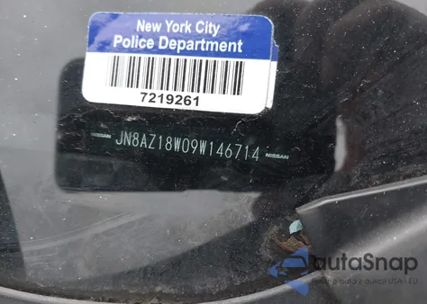 2009 Nissan Murano Le z USA, uszkodzony, nr VIN JN8AZ18W09W146714